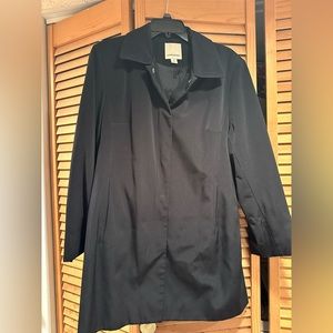 Black mid length coat
